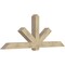 Ekena Millwork Kennewick Rough Sawn Timber Gable Bracket, Douglas Fir, 96"W x 36"H x 6"D x 6"F, 9/12 Pitch GBW096X36X0606KEN00RDF - alternate 5